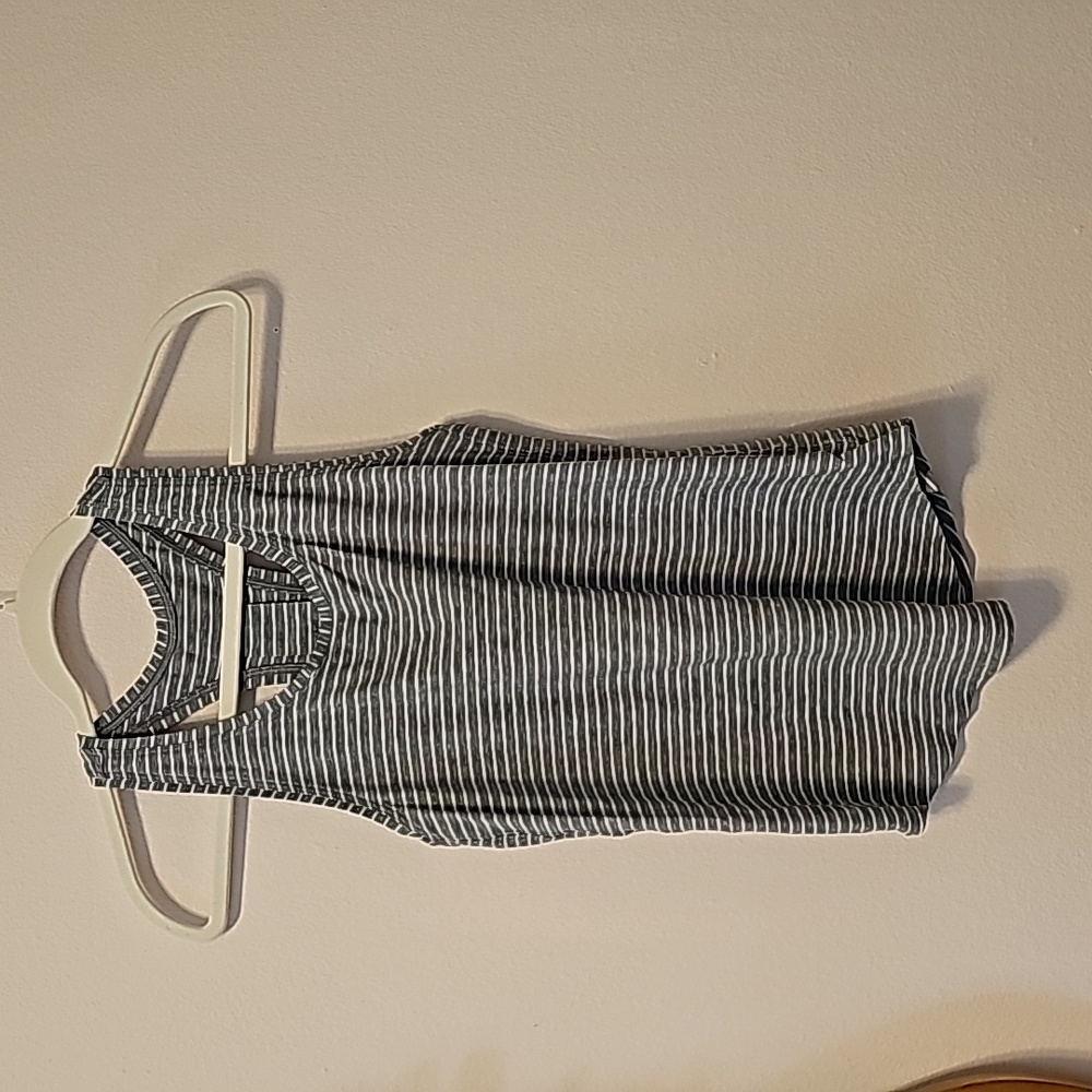 lululemon Love Tank Grey Stripe